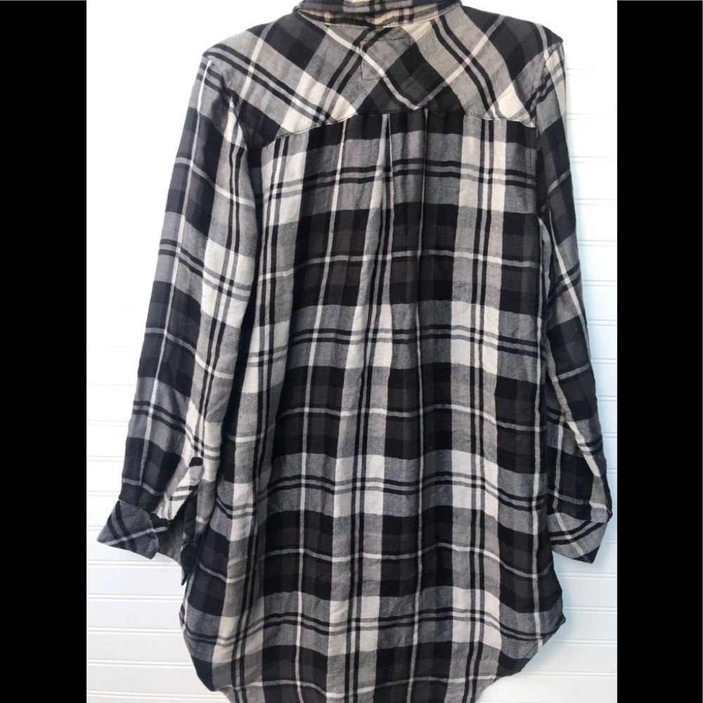 Rails Over Sized Double Breasted Pocketed Flannel - image 4